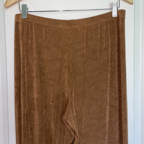 Chico's Travelers Women’s Slinky Pull On Straight Leg Pants Camel L - Picture 5 of 8
